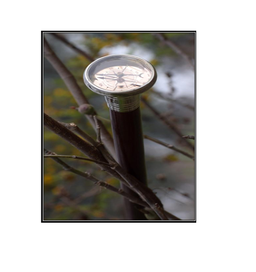 Có thể điều chỉnh chiều cao la bàn bền gấp leo núi cực chống trượt gỗ xử lý hỗ trợ người già đi bộ cho đi bộ đường dài cắm trại đồng thau - Product Image 1