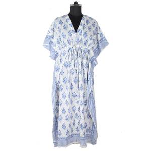 2025 Offre Spéciale africain Batik long caftan grande taille robes femmes KFCL005 fabricant vêtements pour femmes concepteur indien coton Kimono - Product Image 5