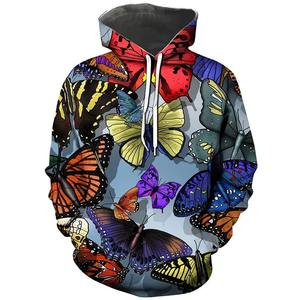 Pull imprimé de qualité supérieure 100% sweats à capuche en gros en coton biologique pour femme sweats à capuche décontractés au design élégant - Product Image 1