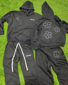 Chándal de algodón 100% de gran tamaño personalizado de la industria rápida, envío rápido, servicio OME, tela térmica transpirable, Invierno pesado - Product Image 2