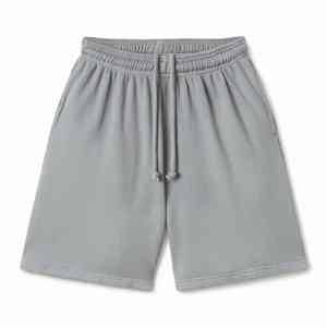 Pantalones cortos de gimnasio para hombre 100% algodón francés Terry Jogger Casual pantalones cortos de chándal con logotipo OEM de tela de algodón de verano personalizado - Product Image 1