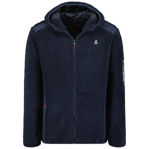 Chaqueta de Invierno Personalizada, Impermeable, Casual, Cortavientos, Transpirable, de Talla Grande para Hombre, con Capucha, de Piel de Vaca, Tejida, de Forro Polar, con Cremallera - Product Image 1