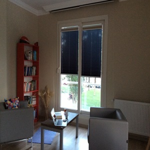 ผ้าม่านจีบพลีทแบบสองชั้น ปรับระดับได้ทั้งด้านบนและด้านล่าง ปรับแสงได้สองสี  สามารถปรับแต่งได้สำหรับโรงแรม สำนักงาน บ้านพักอาศัย  ขนาด 14 มม. บางเฉียบ พร้อมสกรู - Product Image 6