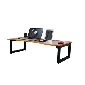 Bureau d'ordinateur en bois NOTEDESK 1,2 m avec surface imperméable en PU et pieds en acier - Product Image 1