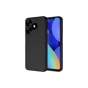 เคสซิลิโคนเนื้อนิ่มผิวด้านรุ่น netzy 5G สำหรับ10C tecno Spark & Go Black-safmara เข้ากันได้กับ Google - Product Image 1