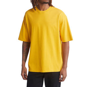 Camiseta Oversize Personalizada para Hombre, Estilo Urbano, 100% Algodón, 180 g/m², Hombros Caídos, Tallas Grandes, Transpirable, Secado Rápido - Product Image 1