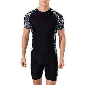 High Street Style Hombres Tallas grandes Camisetas de dos piezas Conjuntos de pantalones cortos Transferencia de calor Impreso Bordado Personalizado Algodón Verano - Product Image 6
