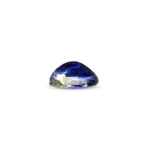 Saphir naturel bicolore de 6,18 carats, taille ovale facettée Pitambari, spinelle en vrac - Product Image 2