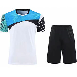 Uniforme de tennis personnalisé de qualité supérieure pour équipe et club, manches courtes, séchage rapide, respirant, service OEM, chemises d'entraînement et de pratique - Product Image 4