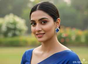 เครื่องประดับ CZ AD ที่สง่างามโรเดียมสีขาวขัดสไตล์แฟนซีสุดยอดต่างหูต่างหูชุดปาร์ตี้ที่สมบูรณ์แบบสำหรับผู้หญิงและทุกวัน - Product Image 6