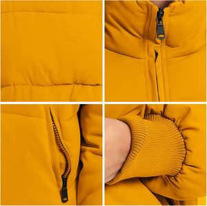 Chaqueta de plumón para mujer, prendas de vestir, chaqueta acolchada gruesa con capucha de talla grande, tela de alta calidad, chaqueta de invierno para mujer - Product Image 4