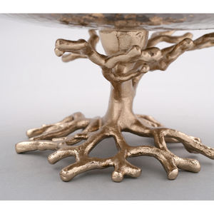 Frutero de Metal Hecho a Mano con Base Artística en Forma de Árbol, Decoración de Mesa para el Hogar, Frutero para Servir Frutas y Verduras - Product Image 3