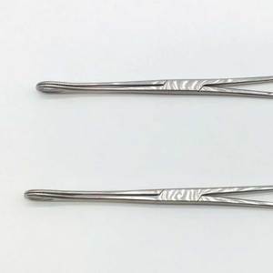 Pinces à éponges 9 3/4 pouces Lot de 2 Pinces à pansements chirurgicales Acier inoxydable Grade chirurgical Autoclavable Réutilisable Manuel Médical - Product Image 5