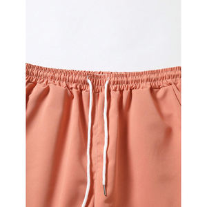 Moda informal cuello redondo estampado personalizado nuevos conjuntos cortos conjunto de dos piezas ropa de verano para mujer 2024 recién llegados conjunto de verano para mujer - Product Image 5