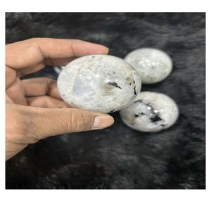 Esfera de Piedra Lunar Arcoíris en Oferta, Esfera de Cristal Temática para Decoración del Hogar, Regalo del Día de la Madre, Gujarat - Product Image 4