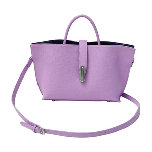 Bolso Tote de Cuero para Mujer con Logotipo Personalizado, Color Sólido, Estilo Bandolera |   Bolso de Mano Vintage de Textura Suave para Mujer - Product Image 6