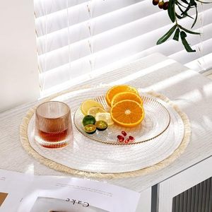 Handcrafted Jute Beaded Placemats American Design Dining <b>Table</b> <b>Mat</b>/Pad Wedding Christmas Decoration Family Gatherings/Parties - Product Image 2