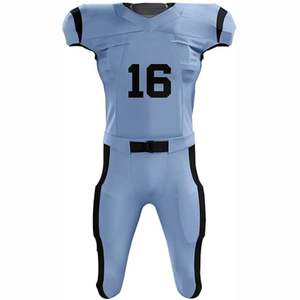 Uniforme de football américain pour adultes de haute qualité, conçu sur mesure, respirant, imprimé, OEM, anti-humidité, protection UV, short plus - Product Image 2