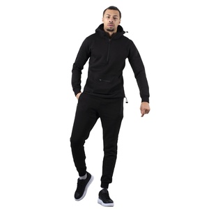 Wholesale Custom Men's XL Plus Size Tracksuit High Quality Lightweight Polyester/Nylon/Cotton Fleece Sportswear Breathable - Product Image 1