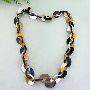 สร้อยคอเขาควายทำด้วยมือเครื่องประดับที่สามารถปรับแต่งได้สำหรับผู้หญิง - Product Image 1