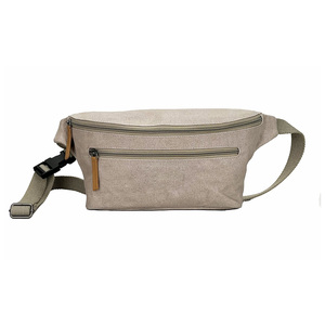 Custom Zipper Closure Canvas Waist Bag for Men Portable Foldable Design for <b>Travel</b> Hiking Outdoor-Men's Fanny Pack - Product Image 2