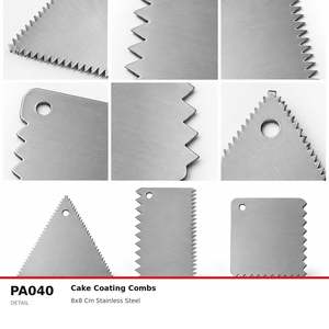 Fida Metal <b>Cake</b> Decorating <b>Comb</b>, <b>Cake</b> Icing <b>Comb</b> Square - Product Image 3