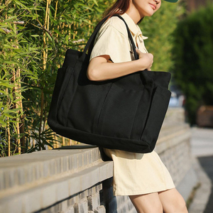 Bolsa de Mano de Lona Vintage para Mujer, Grande, Resistente y Ecológica, Regalo para el Black Friday, Tamaño y Color Personalizables - Product Image 1