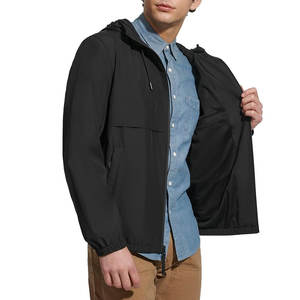 Alta calidad deportes de invierno correr chaquetas cortavientos para hombres lona 100% algodón ligero moda Casual - Product Image 5