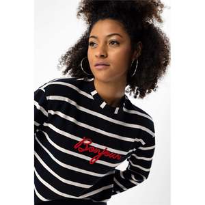 Sudadera Acolchada con Bordado a Rayas en la Parte Delantera 100 - Product Image 3