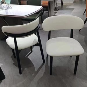 Ghế ăn gỗ nguyên khối thiết kế hiện đại Bắc Âu, bọc vải, dùng cho nhà hàng, khách sạn, nhà ở, căn hộ, quầy bar/nhà bếp - Product Image 4