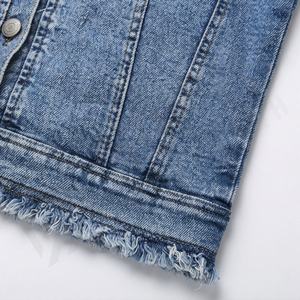 Veste en toile pour femme au design élégant et nouveau, en polyester tissé teint, coton, séchage rapide, anti-froissement, haut de gamme, couleur personnalisée - Product Image 5