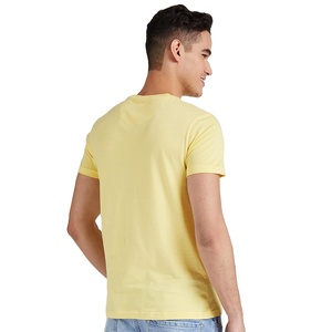 Camiseta informal personalizable de color sólido orientada a la exportación, de manga corta Camiseta ajustada con cuello redondo para hombre, venta al por mayor y precio barato - Product Image 5