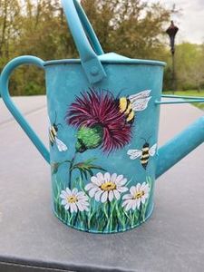 High-quality Galvanized <b>Water</b> <b>Can</b> with Enamel Work Designed <b>for</b> Longevity and Enhancing Home <b>Garden</b> Aesthetics - Product Image 3