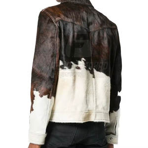 Chaqueta de Cuero Vacuno para Hombre con Logotipo Frontal, Forro Suave y Ecológico para Uso Diario y al Aire Libre en Invierno - Product Image 5