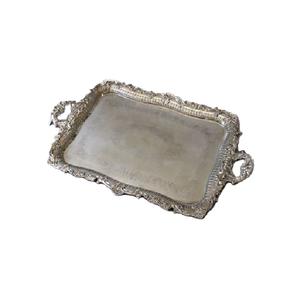 Nouvelle tendance prix de gros plateaux rectangulaires en or plateau de service en métal en laiton pour accessoires de maison et de cuisine - Product Image 1