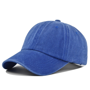 Adjustable Twill Cotton Baseball <b>Cap</b> Custom Bleached Plain Hats Unstructured Washed <b>Caps</b> for <b>Camping</b> Trucker Hat - Product Image 4