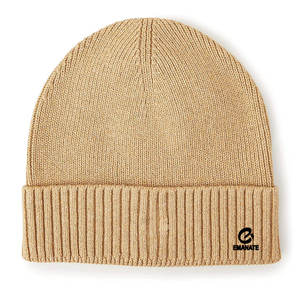 Top Selling High Quality Men's <b>Beanies</b> Custom Patches Breathable <b>Waterproof</b> Adjustable Knitted Jacquard Cuffs Fashion Caps - Product Image 1