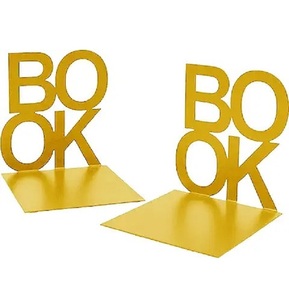 Sujetalibros de metal modernos artísticos con diseño abstracto para una decoración elegante de oficina y soporte de libros de biblioteca para el hogar de la India - Product Image 3