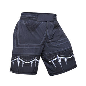 Pantalones Cortos de MMA Personalizables para Hombre, Diseña Tus Propios Pantalones de Boxeo Sublimados, Ropa de Entrenamiento de Muay Thai, 100% Algodón, con Cordón Ajustable y Resistente al Viento - Product Image 1