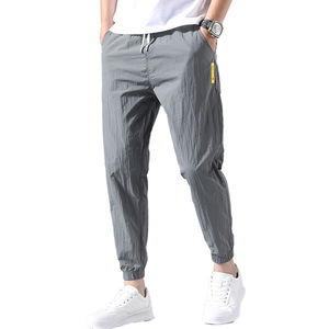 Pantalones Deportivos Casuales de Primavera para Hombre, Ligeros, Transpirables, de Poliéster, Corte Holgado - Product Image 1