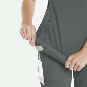 Ensembles de gommages d'hôpital de grande taille uniforme d'infirmière Fit Scrubs femmes Spandex ensemble de gommages d'allaitement médical - Product Image 6