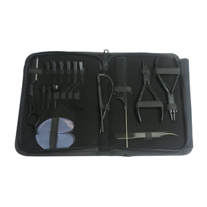 Kit d'outils pour extensions de cheveux en nylon de haute qualité, ensemble de pinces à perles tout-en-un de qualité supérieure, acier inoxydable, kit complet d'outils pour extensions de cheveux - Product Image 4