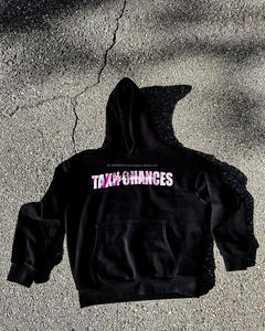 Haute qualité 100% coton pull à capuche imprimé personnalisé polaire surdimensionné avec goutte épaule épais tissu lourd pour l'hiver - Product Image 4