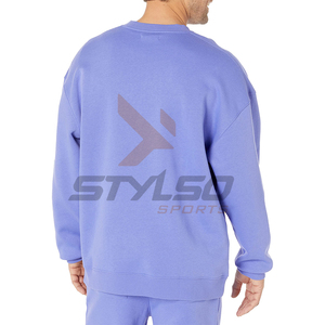 Último producto chándales personalizados cuello redondo algodón chándal ropa deportiva chándales hombres mujeres 2 uds chándales Unisex - Product Image 1