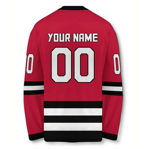 Nueva Llegada, Jersey de Hockey sobre Hielo Personalizado con Nombre de Equipo, Ropa Deportiva Hecha en Pakistán, Camisetas de Hockey sobre Hielo 100% Poliéster para Adultos - Product Image 4