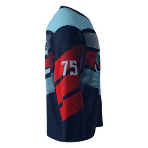 Wholesale Sublimation Embroidery Sports Team Uniform Manufacturer Custom Sublimated Ice Hockey Team Jersey - Product Image 4