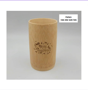 Tasse en bambou avec logo personnalisé style personnalisé avec un matériau en bambou de haute qualité et sans danger pour les utilisations en vente en gros en usine - Product Image 5