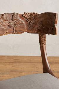 Luxurious Designer Dining <b>Chair</b> Rabbit Design Modern Finish Soft Seat Synthetic Leather <b>Wood</b> Legs Outdoor Hotel Villa Dining - Product Image 5