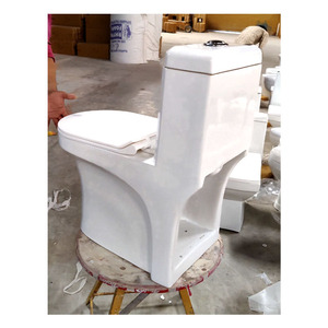 Phòng tắm hiện đại nhà vệ sinh chỗ ngồi Lava 110 một mảnh WC trắng gốm nhà vệ sinh gốm sứ vệ sinh - Product Image 4