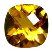 เบาะ5X5MM ซิทรีนสีส้มสีเหลืองส้ม100% ได้รับการรับรองจากธรรมชาติคุณภาพสูงทำเครื่องประดับรูปทรงเบาะหินซิทรินบราซิล - Product Image 2